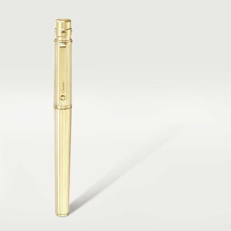 SC-120 Santos de Cartier rollerball pen All gold-finish